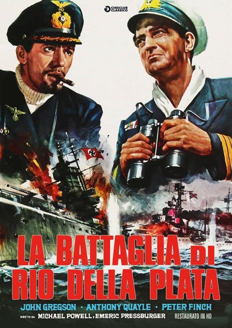 La battaglia di Rio della Plata. Restaurato in Hd (DVD) di Michael Powell,Emeric Pressburger - DVD