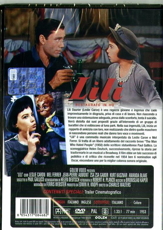 Lili. Restaurato in HD (DVD) di Charles Walters - DVD - 2