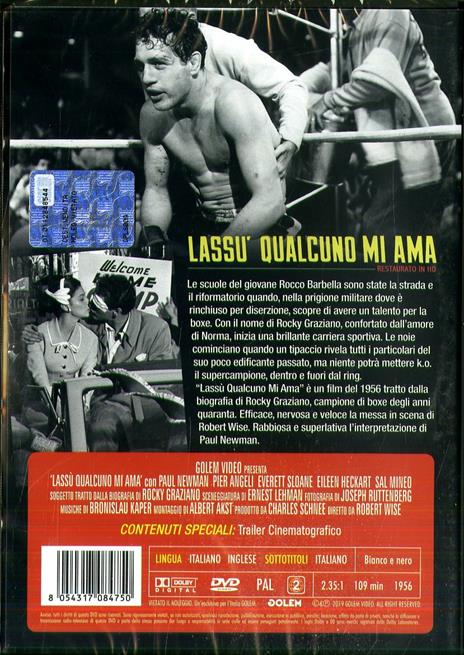 Lassù qualcuno mi ama. Restaurato in HD (DVD) di Robert Wise - DVD - 2