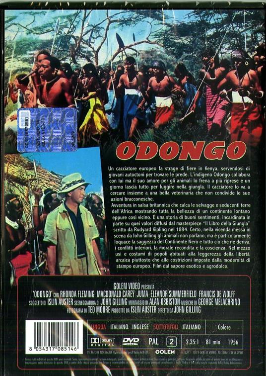 Odongo (DVD) di John Gilling - DVD - 2