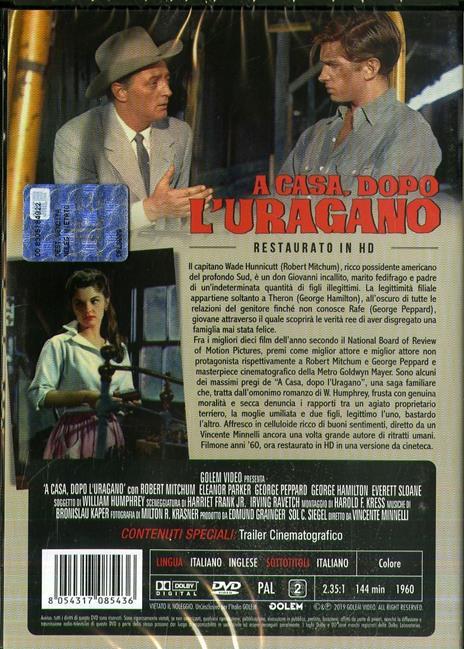 A casa dopo l'uragano. Restaurato in HD (DVD) di Vincente Minnelli - DVD - 2