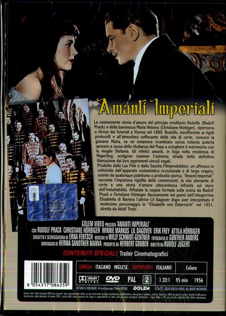 Amanti imperiali (DVD) di Rudolf Jugert - DVD - 2