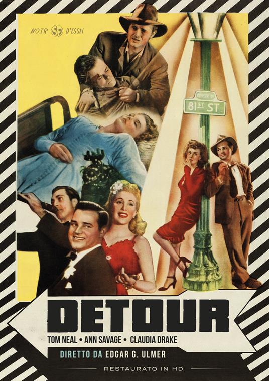 Detour. Nuova edizione restaurata in HD (DVD) di Edgar G. Ulmer - DVD