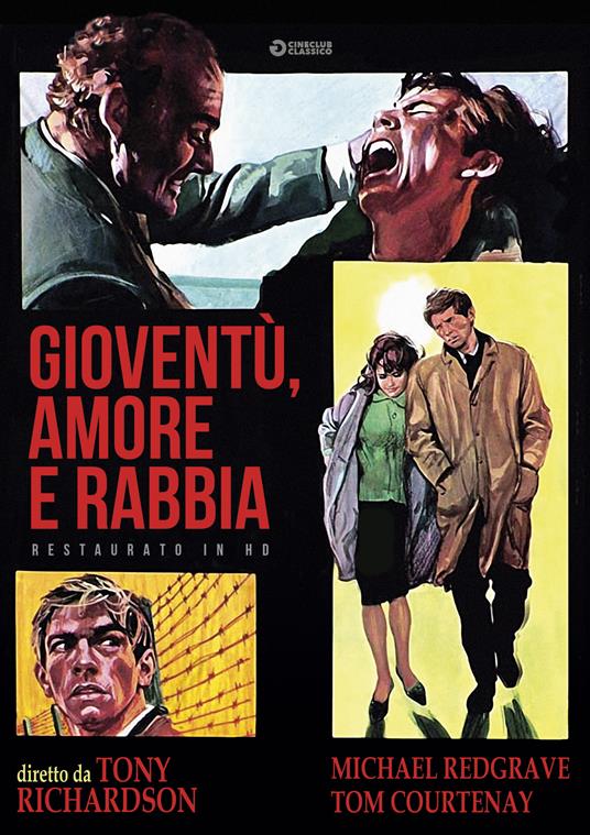 Gioventù amore e rabbia. Restaurato in HD (DVD) di Tony Richardson - DVD