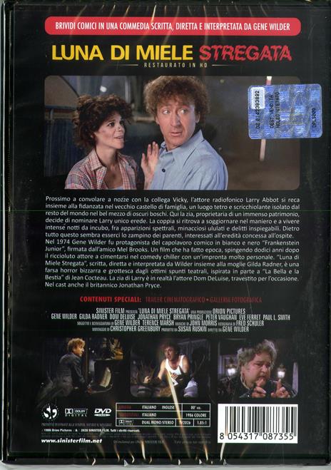 Luna di miele stregata. Restaurato in HD (DVD) di Gene Wilder - DVD - 2