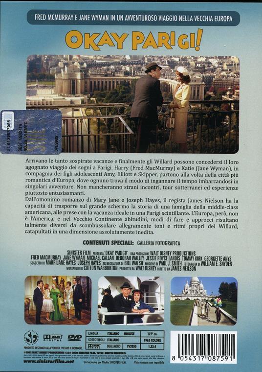 Okay Parigi! (DVD) di James Neilson - DVD - 2
