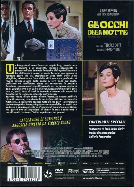 Gli occhi della notte. Special Edition. Restaurato in HD (DVD) di Terence Young - DVD - 2