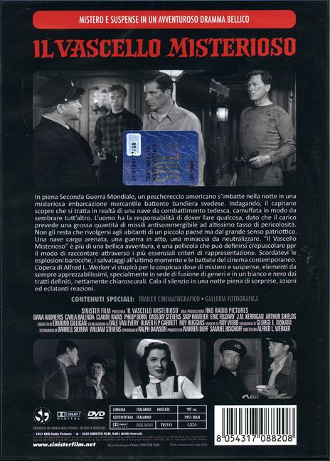 Il vascello misterioso (DVD) di Alfred L. Werker - DVD - 2