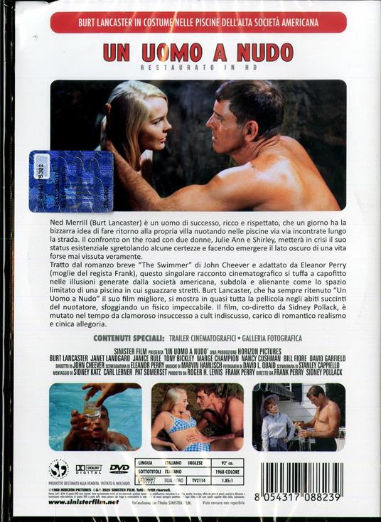 Un Un uomo a nudo. Restaurato in HD (DVD) di Frank Perry - DVD - 2