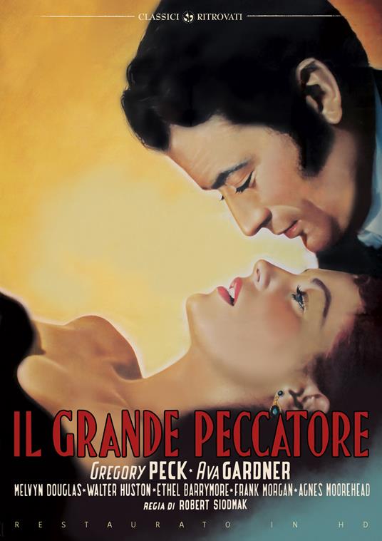 Il grande peccatore. Restaurato in HD (DVD) di Robert Siodmak - DVD