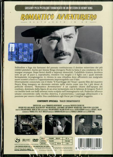 Romantico avventuriero. Restaurato in HD (DVD) di Henry King - DVD - 2