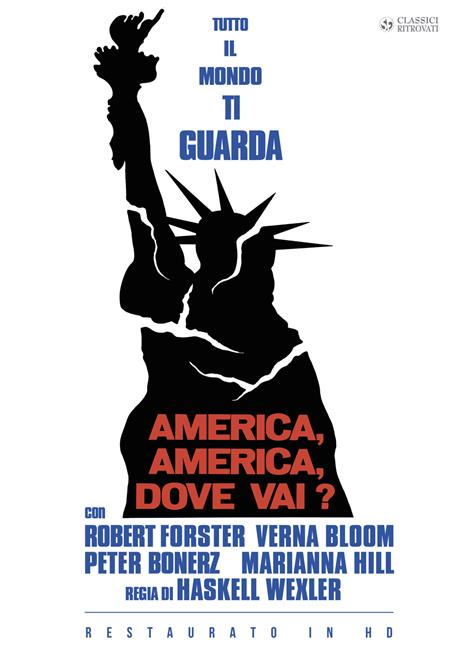 America, America, dove vai? Restaurato in HD (DVD) di Haskell Wexler - DVD