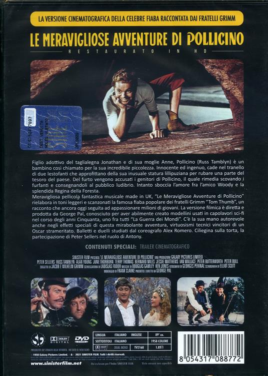 Le meravigliose avventure di Pollicino (DVD) di George Pal - DVD - 2