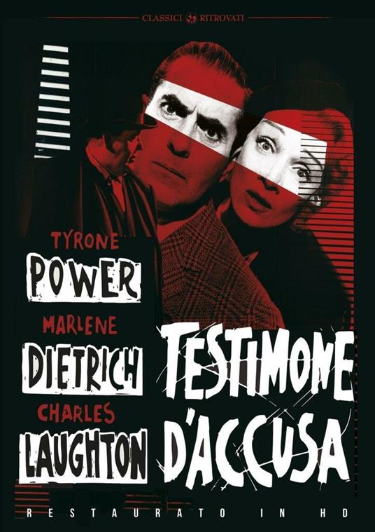 Testimone d'accusa. Restaurato in HD (DVD) di Billy Wilder - DVD