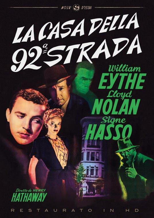 La casa della 92esima strada. Restaurato in HD (DVD) di Henry Hathaway - DVD