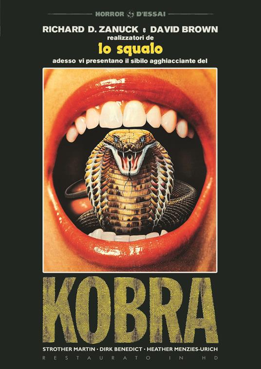 Kobra (Restaurato in HD) (DVD) di Bernard Kowalski - DVD