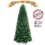 Albero Di Natale Slim Pino Dei Desideri Altezza 210 Cm Base A Croce 850 Rami