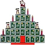 Calendario Avvento Albero Di Natale In Legno 24 Cassetti