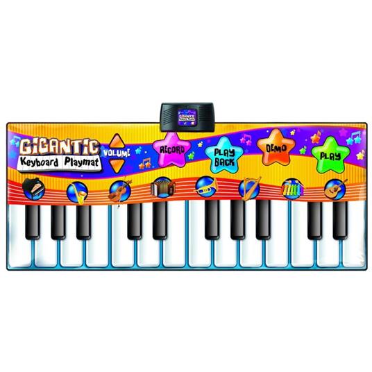 Tappeto Musicale Tastiera Pavimento Bambini 8 Strumenti con Registrazione e Demo - 2
