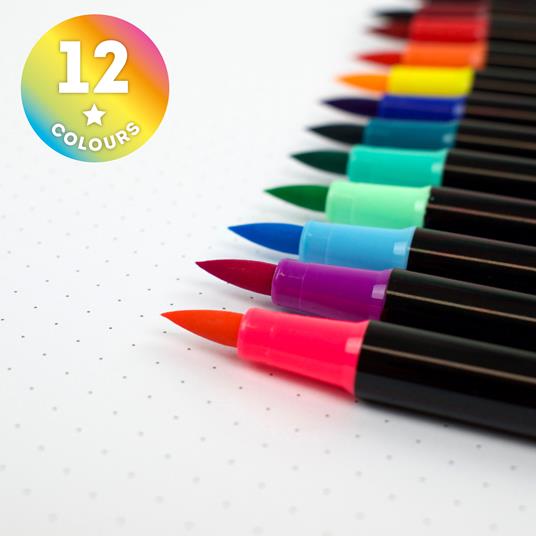 Pennarelli Legami Brush markers - Set da 12 - 4