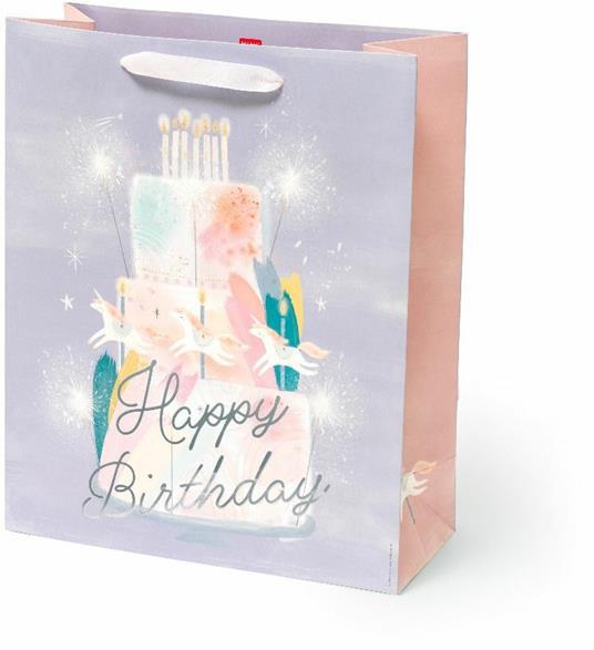 Sacchetto regalo Legami Gift Bag Large Unicorn Cake. Unicorno