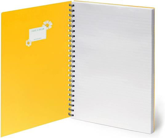 Legami - Quaderno 3 in 1 Spiralato, Formato A4, Maxi, 22 x 29,5 cm, Carta Bianca, 204 Pagine Staccabili - 3