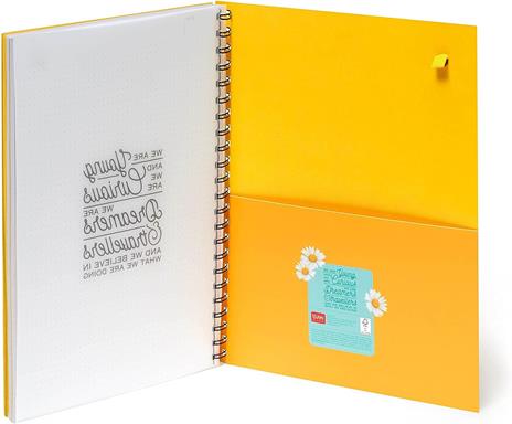 Legami - Quaderno 3 in 1 Spiralato, Formato A4, Maxi, 22 x 29,5 cm, Carta Bianca, 204 Pagine Staccabili - 6