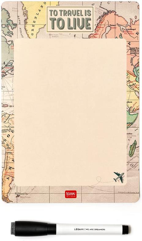 Lavagna magnetica Carta Geografica Legami, Something To Remember Travel - 5