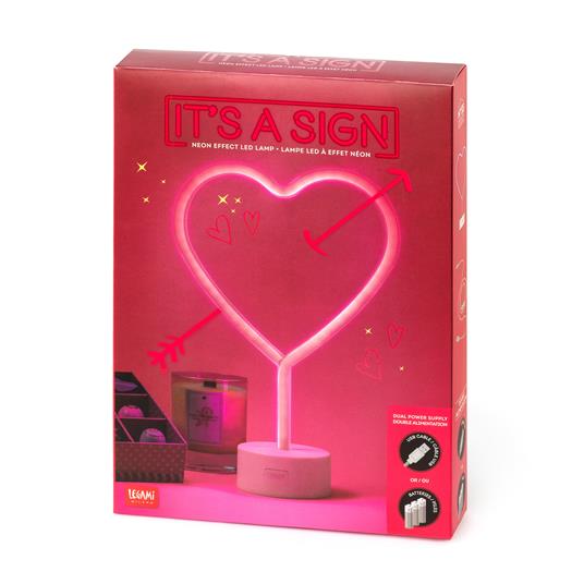 It's A Sign - Lampada Led Effetto Neon - Heart - 4