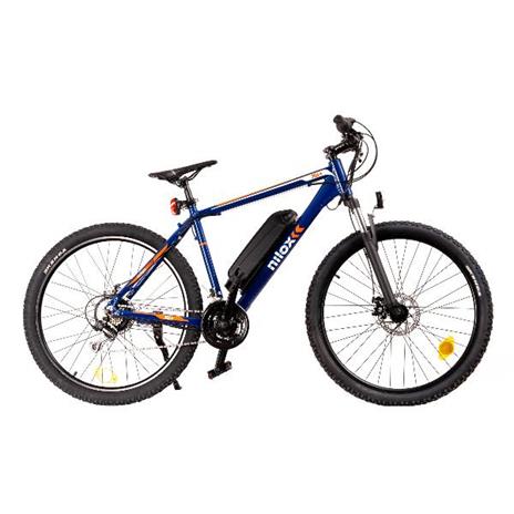 Nilox X6 PLUS Bicicletta Elettrica Bike Alluminio 21 kg Nero Blu