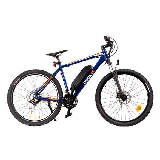 Nilox X6 PLUS Bicicletta Elettrica Bike Alluminio 21 kg Nero Blu