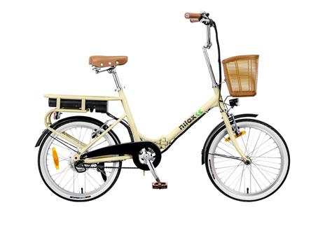 Nilox J1 PLUS Bicicletta Elettrica Bike Pieghevole 18 kg Litio Panna - 2