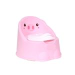 Vasino Dumbo dal Design Ergonomico Con Coperchio e Funzione di Sgabello Rosa