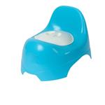 Vasino Popò per Bambini con Seduta Ergonomica e Schienale Rialzato Azzurro