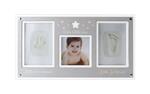 Mibb My Memory Cornice Kit Impronta mani e piedi per Neonati con 1 Foto