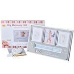 Mibb My Memory Kit Impronta Mani e Piedi con Vano Braccialetto Nascita Neonato