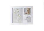 Mibb My Memory Cornice Kit Impronta mani e piedi per Neonati con 1 Foto