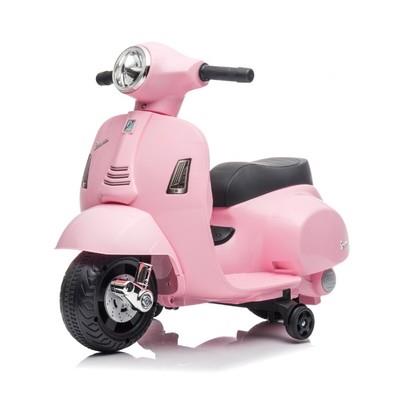 Vespa Piaggio Moto Elettrica per bambini 6V Luci e Suoni Colore Rosa