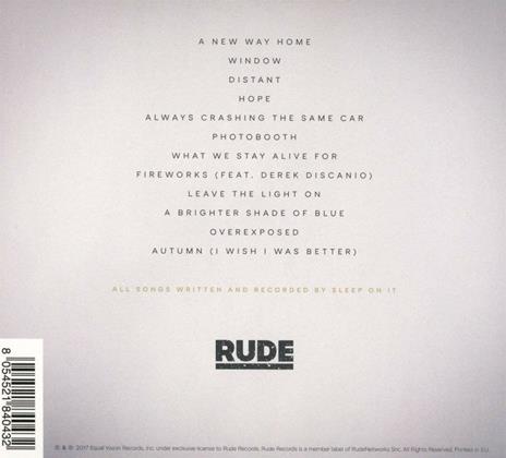 Overexposed - CD Audio di Sleep on it - 2