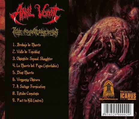 Peste Negra, Muerte Negra - CD Audio di Anal Vomit - 2