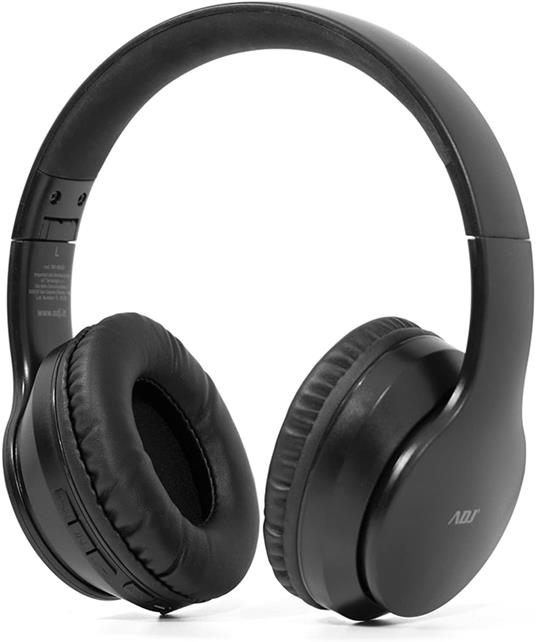 ADJ Deep Plus Cuffie Bluetooth 5.0, Over Ear con Microfono Vivavoce  Incorporato, Controllo Volume, Driver Speaker da 40MM, Cuffie Wireless per  Corso Online, PC, Smartphone, Tablet, iPad, iPhone, Nero - adj -