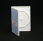 50 Custodie DVD Singole Bianche, Box porta DVD 14 mm - Qtecx