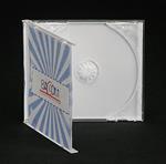 100 Custodie CD Singole Slim Trasparenti, Box porta CD 5,2 mm - Qtecx