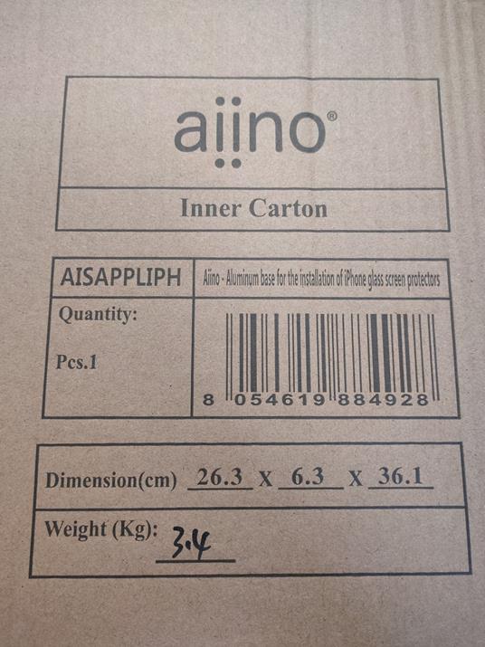 Stazione In Alluminio Per Installazione Vetri Temperati Iphone - 2