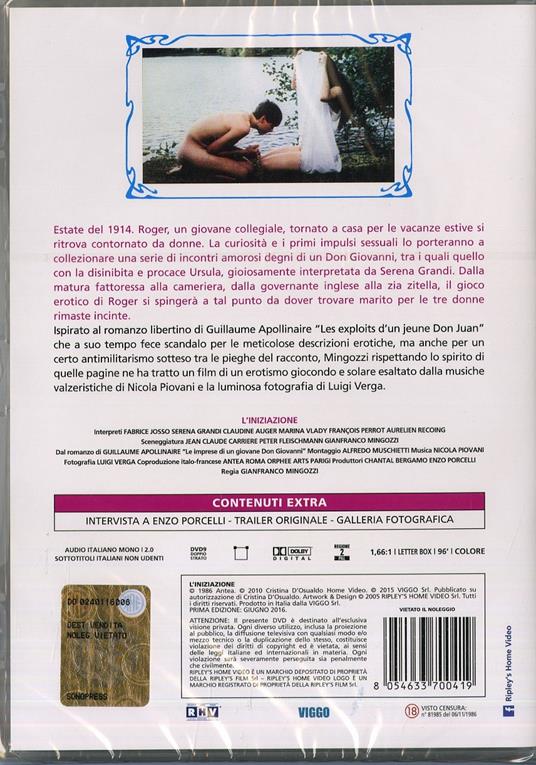 L' Iniziazione (DVD) di Gianfranco Mingozzi - DVD - 3
