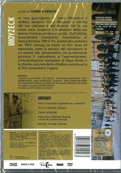 Woyzeck di Werner Herzog - DVD - 2