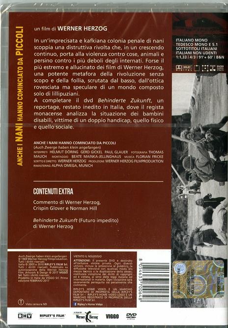 Anche i nani hanno cominciato da piccoli (DVD) di Werner Herzog - DVD - 2