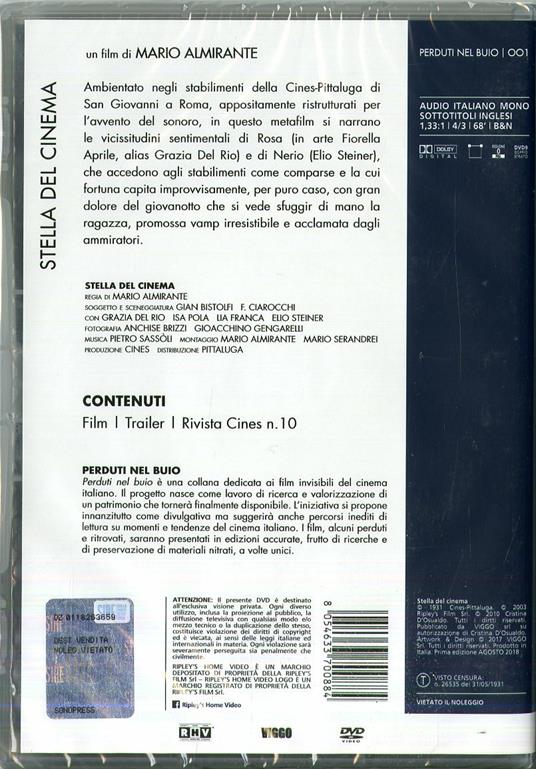 La stella del cinema (DVD) di Mario Almirante - DVD - 2