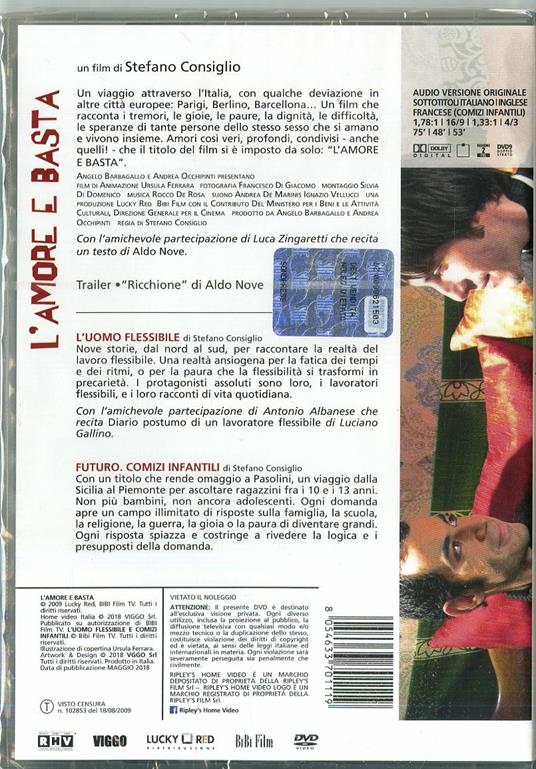 L' Amore e basta (2 DVD) di Stefano Consiglio - DVD - 2
