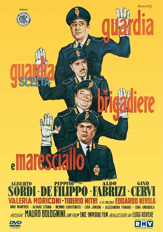 Guardia, guardia scelta, brigadiere e maresciallo (DVD) di Mauro Bolognini - DVD
